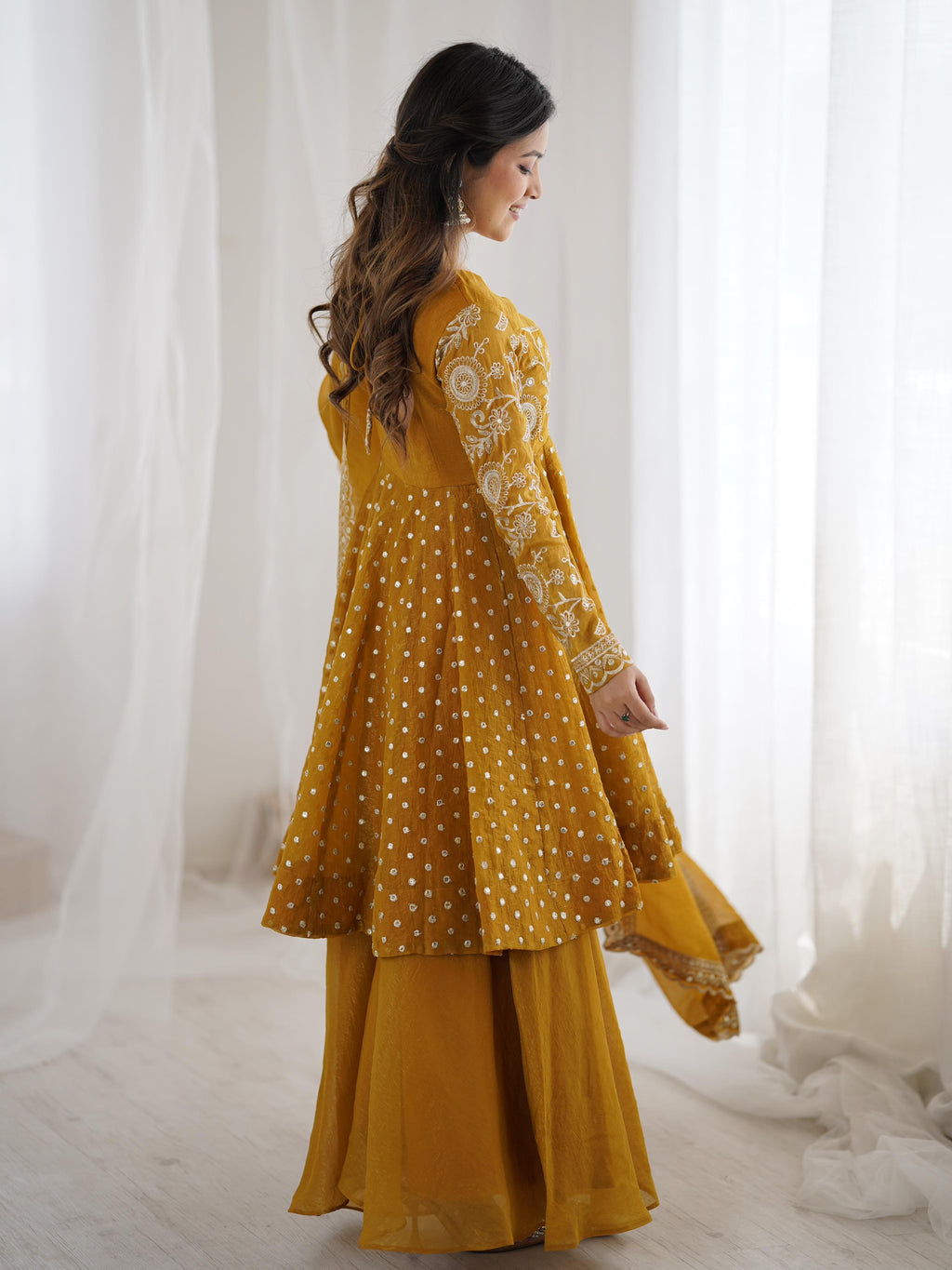 Yellow Designer Gown